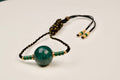 Natural Yuhua Turquoise Collarbone Necklace with 18K Gold